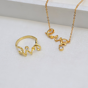 Wenchi S925 Silver Fine Jewelry <b>Set</b> for Female Love Ring Pendant <b>Pearl</b> Chain DIY Accessories Semi Finished Inlaid Beads Model - Product Image 2