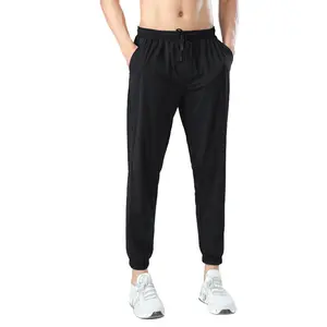 Outdoor Mode benutzer definierte Logo Gym tragen Sport hose Herren hose lose Männer lässig Eis Seide Sport lange Hosen