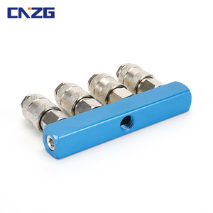 ข้อต่อแบบลมชนิด C ของยุโรป แบบ 2 ทาง SMYSMV แบบตรง พร้อมเกลียว 2 จุด สำหรับข้อต่อแบบเร็ว SML สามตำแหน่ง - Product Image 6