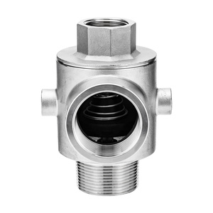 Válvula de Retención Unidireccional de 1\" NPT, Acero Inoxidable SUS304 con Sellado de PTFE, Presión PN16, para Uso en Bombas, Sistema de Agua Comercial, PuCheng S4-01 - Product Image 1