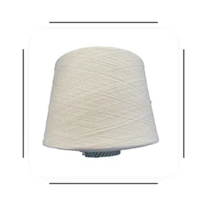 100% combed cotton yarn raw white undyed yarn unwaxed yarn