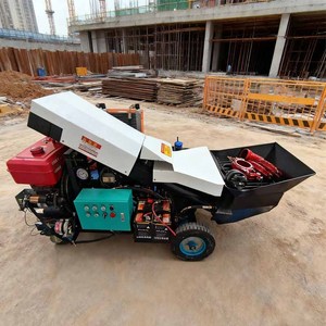 Pompe à béton bibo, mini-pompe à béton diesel, prix de la pompe à béton, machines d'ingénierie et de construction - Product Image 2