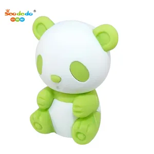 Xda4 xdda4 xda10מיני בעלי חיים דגם מחקה מתנה סט 3d panda koala בצורת עיפרון משרדיים משרדיים