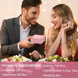 Single-Color Hot Stamping Heart-Shaped Gift <b>Box</b> Set (8pcs) - Flower <b>Box</b>, Hug Bucket & Birthday Gift <b>Box</b> - Product Image 3