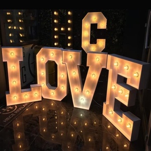 Panneau de mariage personnalisé du fabricant <span class=keywords><strong>jaguar</strong></span>, lettres de mariage, lettres lumineuses, amour, lumière LED, chapiteau, 4 pieds m. <span class=keywords><strong>Et</strong></span> mme - Product Image 3