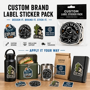Autocollants découpés sur mesure avec logo personnalisé, thèmes culturels, anime, dessins animés, étiquettes adhésives en vinyle, pack d'autocollants personnalisés - Product Image 3
