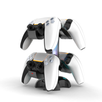 Support de rangement pour manette PS5, support d'affichage en plastique avec charge filaire pour un maintien pratique de la manette