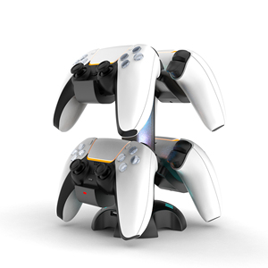 Support de rangement pour manette <span class=keywords><strong>PS5</strong></span>, support d'affichage en plastique avec charge filaire pour un maintien pratique de la manette - Product Image 2