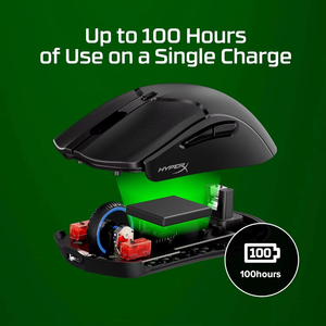 HyperX Pulsefire Haste 2 Mini Wireless Gaming <b>Mouse</b> 59g Ultra Light, Tri-Mode 6 Programmable RGB Buttons for Small Hands PC PS5 - Product Image 2