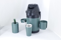 Termo Portátil de Acero Inoxidable de Doble Pared para Agua, Té, Mate y Bebidas Calientes