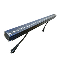 Barre lumineuse linéaire DMX à changement de couleur RVB, sans joint, mince, IP65, décoration de scène de club, lumière noire, couverture laiteuse, nuit