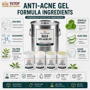 Gel cicatrisant réparateur à action rapide pour la peau post-<span class=keywords><strong>chirurgie</strong></span>, les peaux à tendance acnéique et les marques de boutons, lissant et <span class=keywords><strong>anti</strong></span>-imperfections, à base de plantes, avec diffusion active - Product Image 3