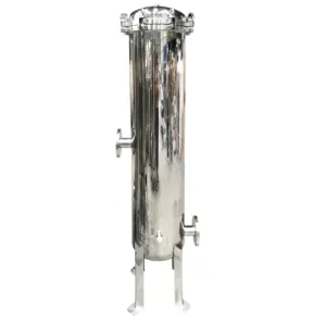 Factory Supplied Stainless Steel 304 20 Elements Filter Housing 40 and 30 Inch Sanitary Pleated Filter Cartridge Filter Housing