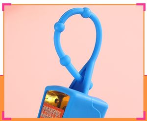 Mini desinfectante de manos de silicona de 30ml, soporte de Gel para manos, gancho recargable, botellas vacías para apretar, dispensador de jabón de viaje portátil - Product Image 5