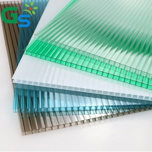 Protection UV, plaque en <span class=keywords><strong>polycarbonate</strong></span> transparent à double paroi de 6 mm, plaque <span class=keywords><strong>alvéolaire</strong></span> pour toiture de <span class=keywords><strong>serre</strong></span> - Product Image 2