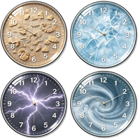 Horloge murale moderne en verre trempé à quartz, design silencieux, finition grain de bois haut de gamme, pour salon, mariage, personnalisable