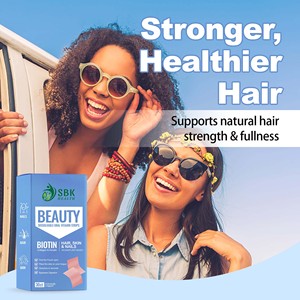 Private Label Biotin Collagen Dissolvable Oral Strips Supports Healthy Hair Skin And Nails Beauty Vitamin <b>Supplement</b> for Women - Product Image 6