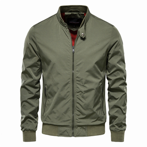 Chaqueta Cortavientos de Otoño para Hombre, Talla Grande, Cuello Alto, Diseño Personalizado, Estilo Urbano, Informal y a la Moda - Product Image 5