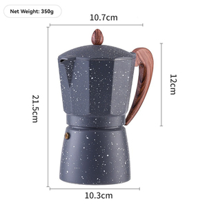 Pot à café à poignée en <span class=keywords><strong>grain</strong></span> de bois de style européen - Product Image 6