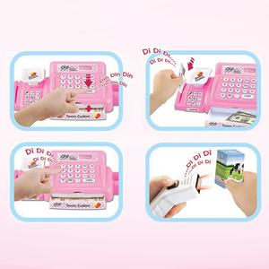 Enfants jeu de rôle <span class=keywords><strong>jouet</strong></span> Simulation supermarché <span class=keywords><strong>caisse</strong></span> <span class=keywords><strong>enregistreuse</strong></span> avec Scanner <span class=keywords><strong>jouet</strong></span> semblant Shopping <span class=keywords><strong>jouet</strong></span> pour enfants - Product Image 5