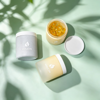 Flacon en verre givré mat à pois, conteneur en verre protégé contre les UV, 180 ml, pour sérum et compléments de soin de la peau, avec couvercle hermétique