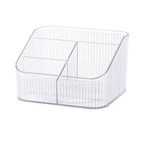 Acrylic Cosmetic Storage Box Transparent Makeup Organizer Desk Vanity Holder For Women Dormitory Use - Product Image 5
