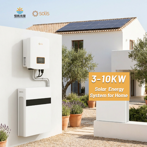 ระบบโซลาร์เซลล์แบบไฮบริดแรงดันต่ำ 3KW 5KW 10KW 12KW 10kwh 16kwh พร้อมแบตเตอรี่ลิเธียมแบบเชื่อมต่อกับระบบไฟฟ้า S6-EH1P(3-10)K-L-PLUS แผงโซลาร์เซลล์ Fro - Product Image 1