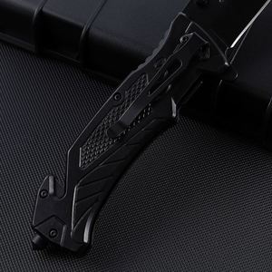 Couteau de poche pliant tactique EDC pour la chasse et le camping, avec manche en aluminium usiné CNC, vente en gros OEM, directement de l'usine - Product Image 4