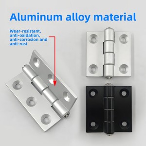 Charnière en profilé d'aluminium à fermeture douce et silencieuse, angle d'ouverture de 260 degrés pour portes d'armoires, cadres de fenêtres, boîtes de distribution - Product Image 2