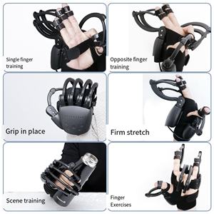Großhandel Schlaganfall- und Hemiplegie-Exoskelett-Roboterhandschuhe Fingertrainingsgerät Rehabilitationshandschuh - Product Image 2