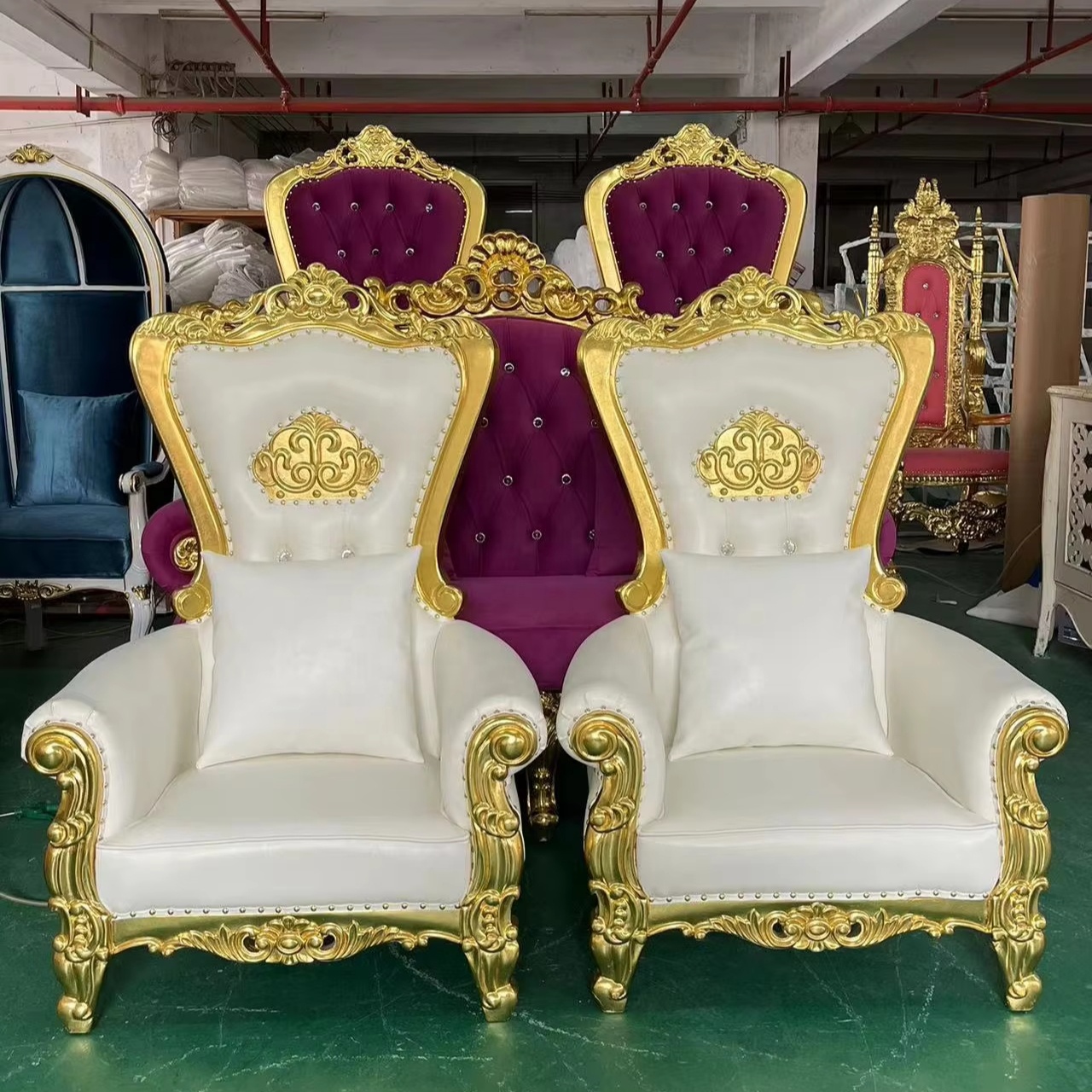 Luxury Throne Chairs for Baby Showers Elegant Durable