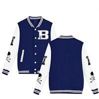 Jaket Bomber Baseball Profesional Kustom Unisex Formal Poliester Tahan Air Anti Angin Berlapis Musim Semi Motif Kamuflase Kanvas Streetwear