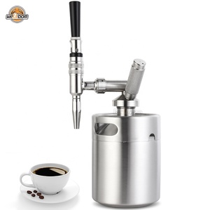 <strong>Brew</strong> Nitro Cold <strong>Brew</strong> <strong>Coffee</strong> 64 Oz Stainless Steel Homebrew Nitrogen Infuser 2 L Mini Keg <strong>Coffee</strong> Maker Machine Kit - Product Image 1
