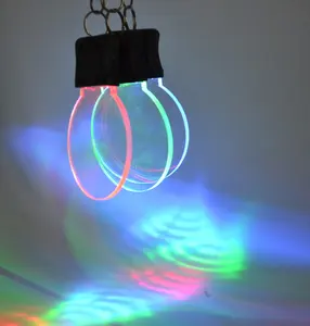 Doollinli — porte-clé personnalisé en acrylique, avec Logo personnalisé, lampe à couleur changeante, en acrylique