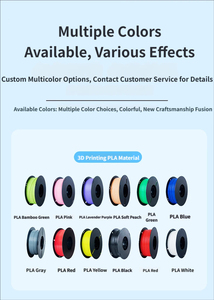 Filament d'imprimante 3D PLA aux couleurs vives 1,75 mm 1 kg pour les œuvres d'art et la fabrication de cadeaux - Product Image 5