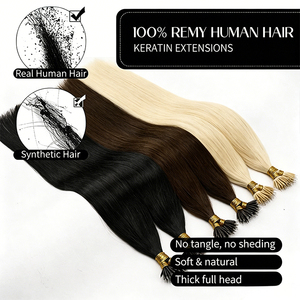 Extensions de cheveux Nano Ring de luxe en gros, 100% cheveux humains vierges, double épaisseur, fusion à <span class=keywords><strong>froid</strong></span>, Nano Link <span class=keywords><strong>pour</strong></span> coiffeurs professionnels - Product Image 5