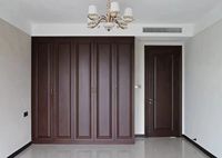 Armoire moderne en MDF de luxe, design en bois, assemblée, démontable, suspendue, pour chambre à coucher et salon, écologique, durable, portes coulissantes