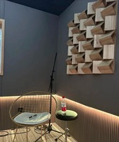 Panneaux acoustiques d'absorption acoustique Panneau mural acoustique respectueux de l'environnement pour studio de musique