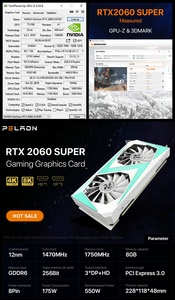 GPU a buon mercato GeForce RTX 2060 2060 S GDDR6 scheda grafica da gioco RTX 2060 Super 8GB 8 pin a 256 bit <span class=keywords><strong>2</strong></span> ventole scheda grafica Desktop - Product Image 3