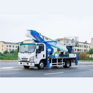 Camion de travail aérien diesel neuf ISUZU 27M-33M, camion de levage à nacelle pour travaux en hauteur, 90/122 CV à vendre - Product Image 3