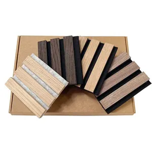 Acoustic Wall Panels Soundproof Wooden Slat Acoustic Akupanel