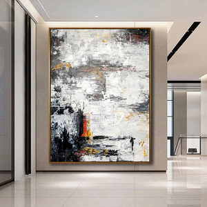 Décoration de Salon, Peinture Abstraite Murale Faite Main, Tableau sur Toile d'Art Moderne - Product Image 2