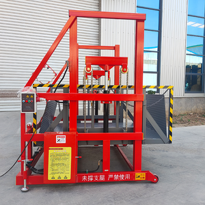 Taşınabilir yükleme platformu 2-3T hareketli kargo kaldırma hidrolik sürücü AC Powered 1700mm kaldırma yüksekliği yüksek Manganese lı çelik - Product Image 6