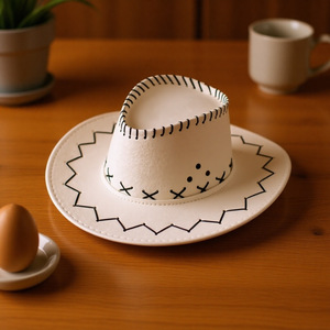 Sombreros de Vaquero para Hombre y <span class=keywords><strong>Mujer</strong></span>, Sombreros de Protección Solar, Sombreros de Protección Solar para Pastizales, Sombreros de Vaquero Occidentales, Sombreros de Ala Ancha para Parejas - Product Image 2