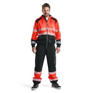 BLAKLADER - 3546252855994XL Pull à capuche haute visibilité Rouge/Noir-EAN 7330509623329 HI-VIS WORKWEAR - Product Image 3