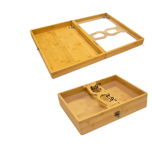 ZTDMGZS Cheese Board Set Premium Bamboo With Lid For Outdoor <b>Camping</b> Snack Fruit <b>Storage</b> Rectangle <b>Box</b> - Product Image 5