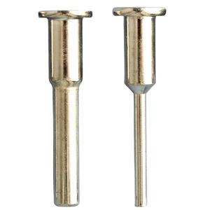 Remache sólido de aleación de 6,0 mm de diámetro y 12,5 mm de cabeza, estilo botón, para taladro percutor eléctrico, estándar, brillante, sin recubrimiento - Product Image 3