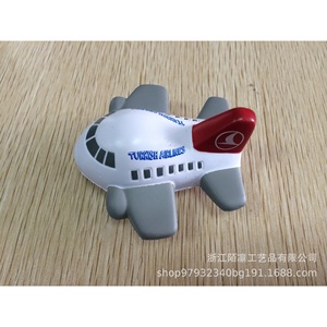 Jouet anti-stress en forme d'avion de Turkish Airlines pour enfants de 2 à 4 ans, unisexe - Product Image 1
