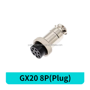 Nhà Máy Bán buôn CE ROHS gx20 Thông tư hàng không nhanh chóng dây bảng điều chỉnh kết nối 8 pin gx20 Nam Nữ Nut Butt ổ cắm cắm <span class=keywords><strong>Adapter</strong></span> - Product Image 2