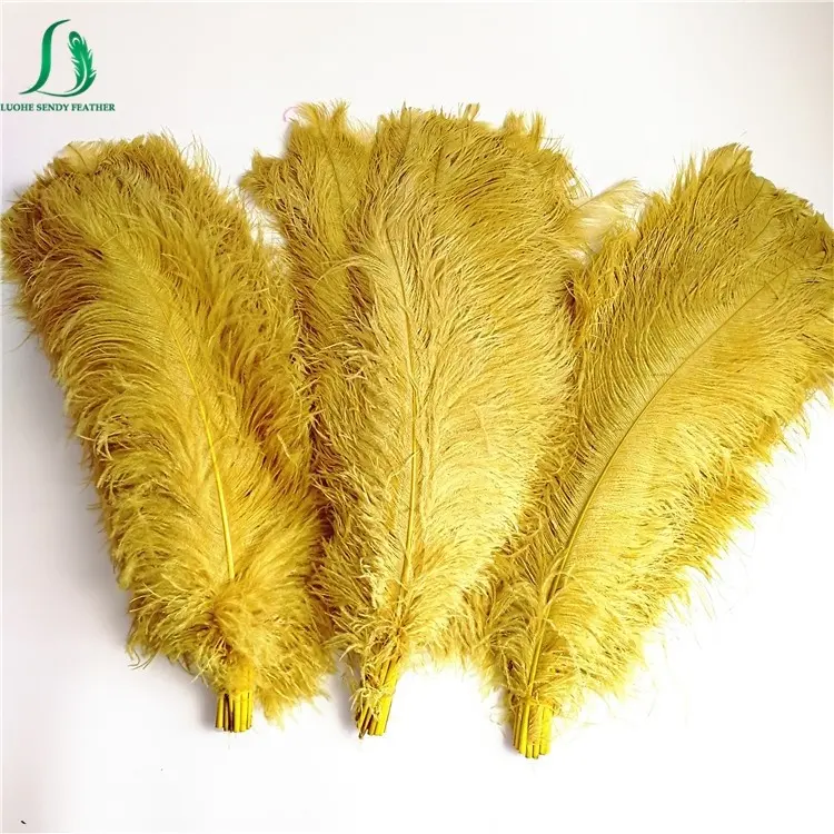 Alta calidad y Popular de venta directa de fábrica de 65-70cm Venta caliente de color plumas de avestruz decorativo grande de plumas